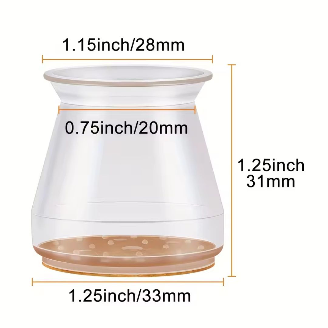 Silicone Chair Leg Floor Protectors