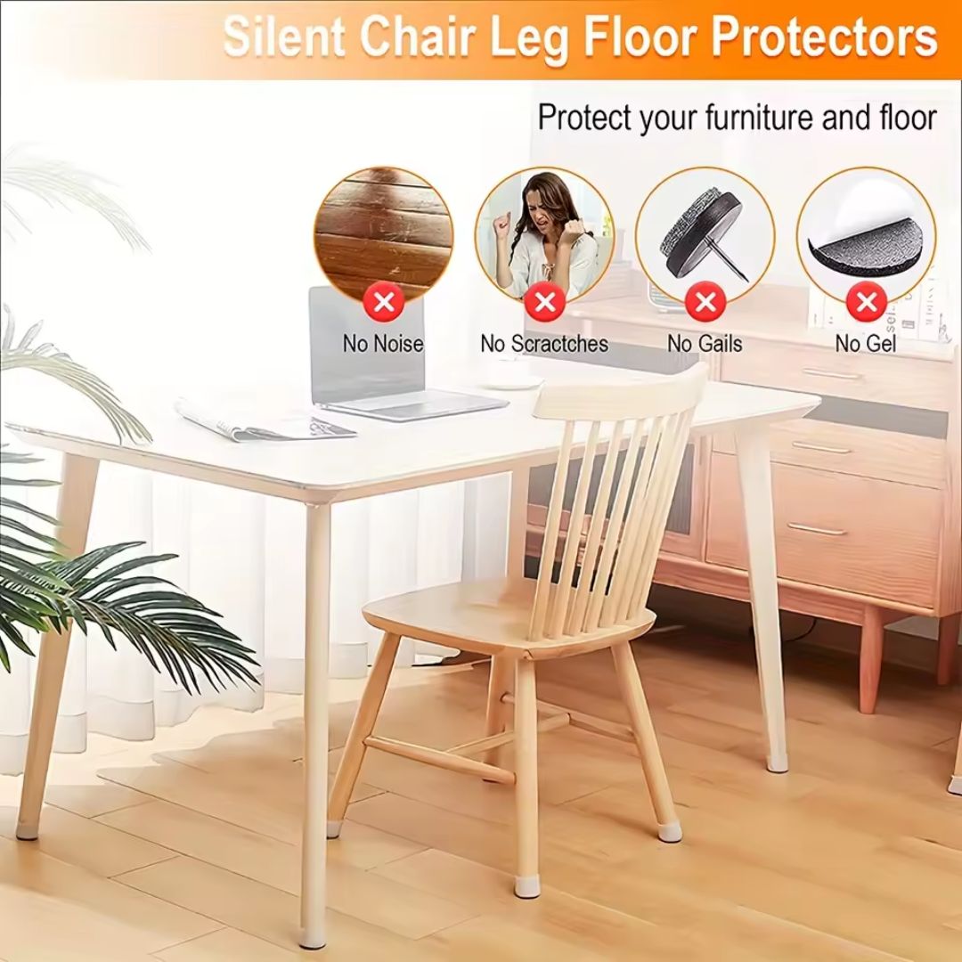 Silicone Chair Leg Floor Protectors
