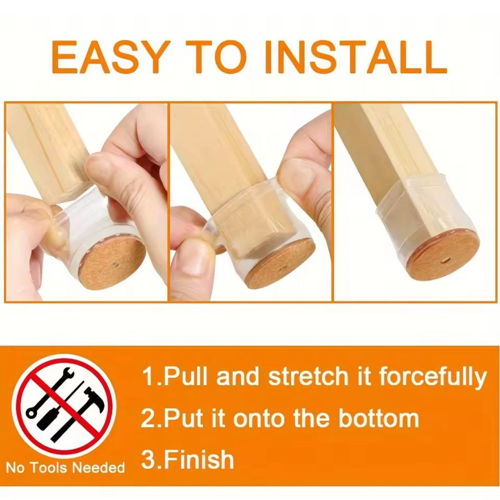 Silicone Chair Leg Floor Protectors